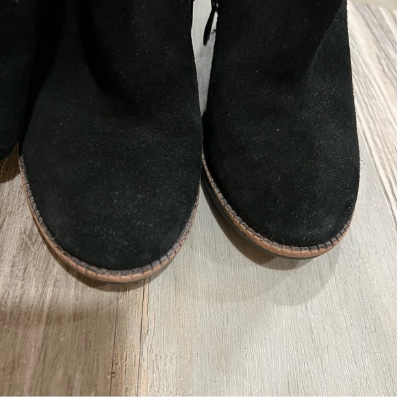 Black real suede tall boots 👢 like new Franco Sarto 7 - Picture 6 of 6